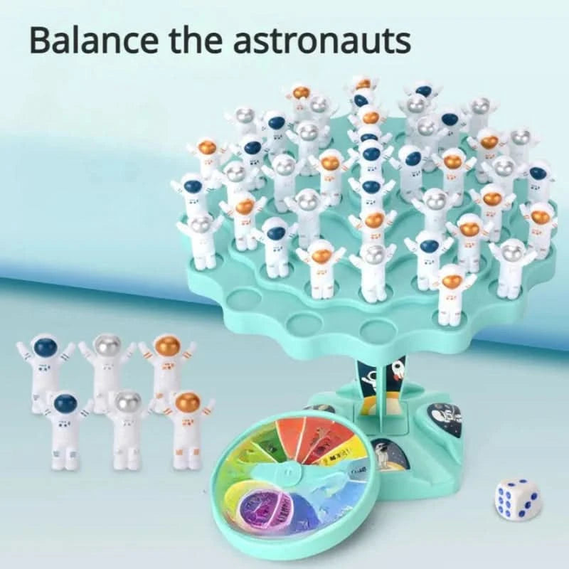 Balanceleg med astronauter for at stimulere læring 