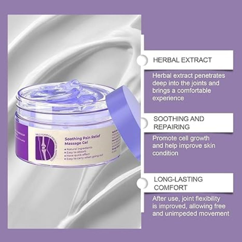 Gel lenitivo naturale per alleviare dolori e tensioni 