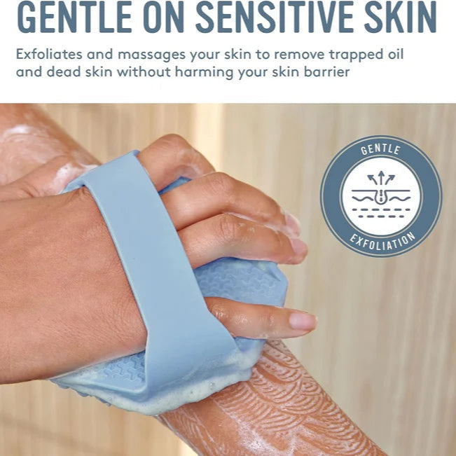 Hygienická peelingová kefa na telo pre žiarivú pleť 