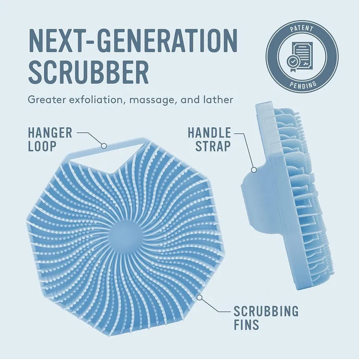 Hygienická peelingová kefa na telo pre žiarivú pleť 