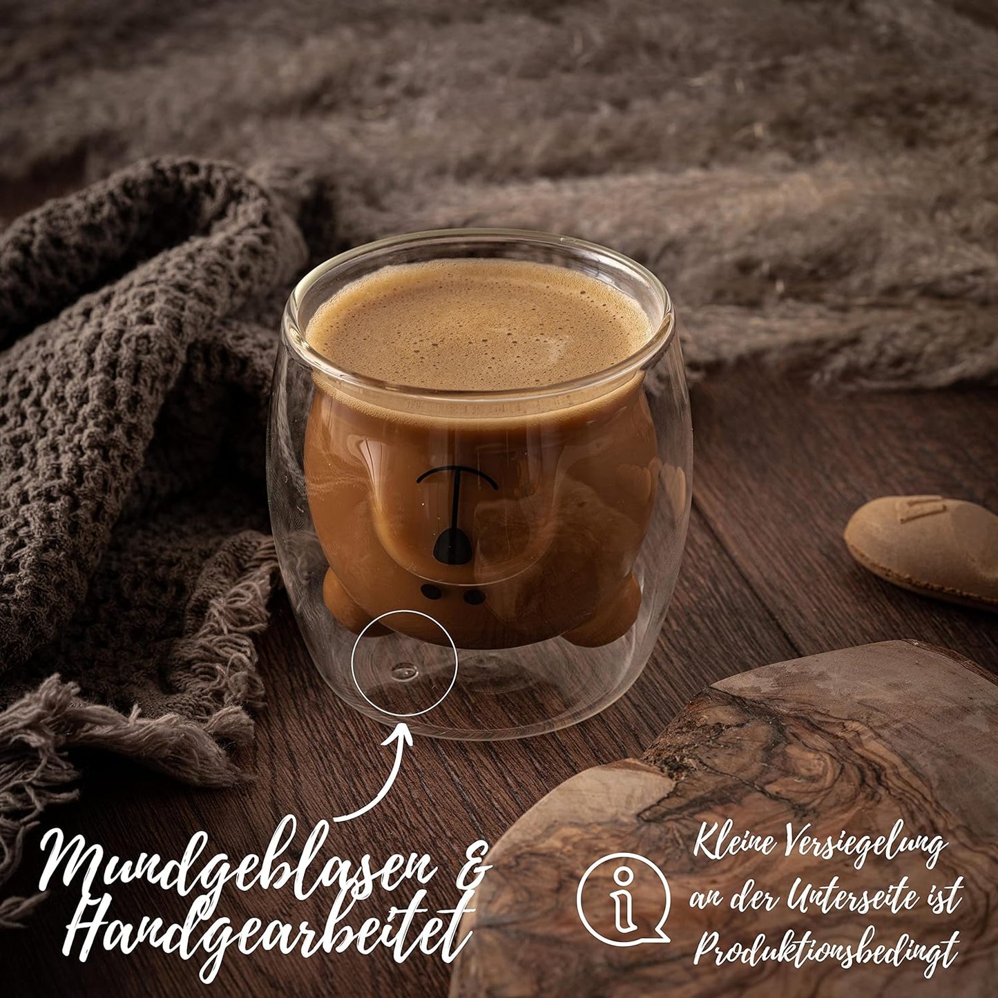 Hrnek na kávu ve tvaru medvěda - Roztomilý a praktický 