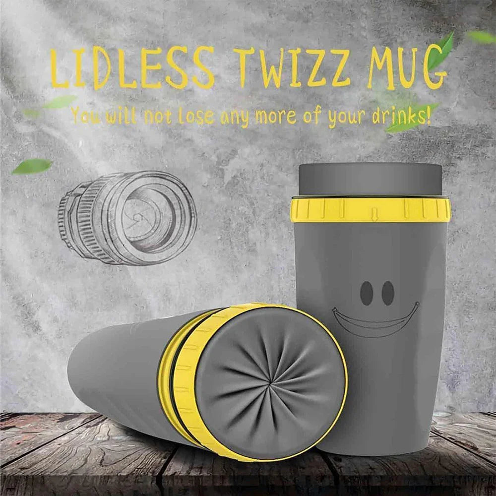 Nepremokavý hrnček bez viečka – Piť bez prelievania 