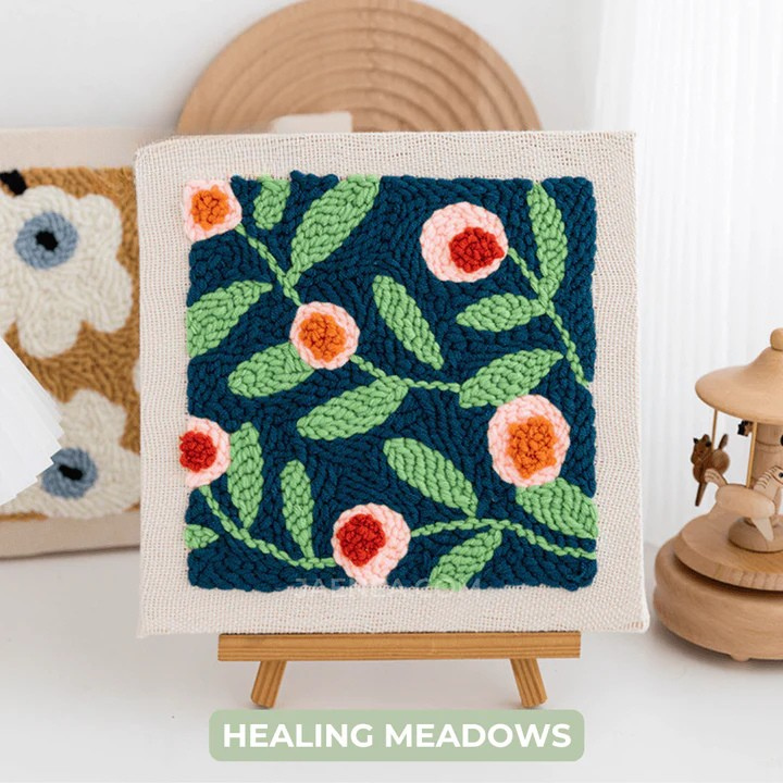 ערכת רקום עם מחט פאנץ' 