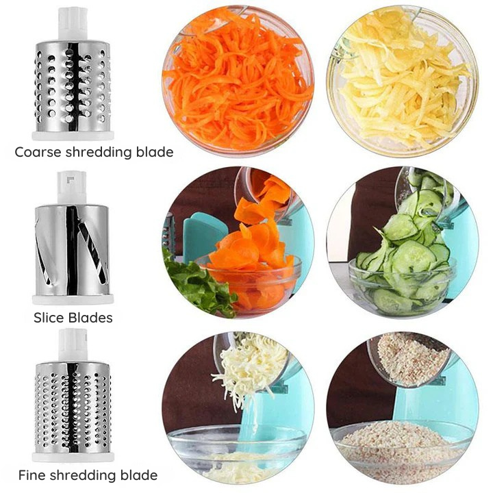 Schneiden, reiben und schneiden Sie mühelos ohne Aufwand 