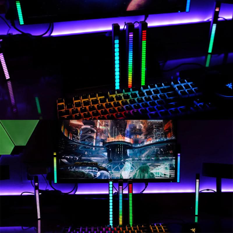 Äänelle reagoiva LED-valonauha - RGB 