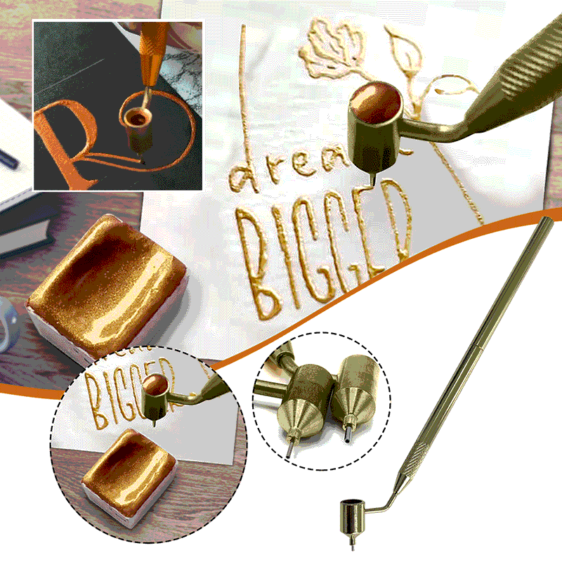 Perfekt träningspenna för ett flytande kalligrafi 