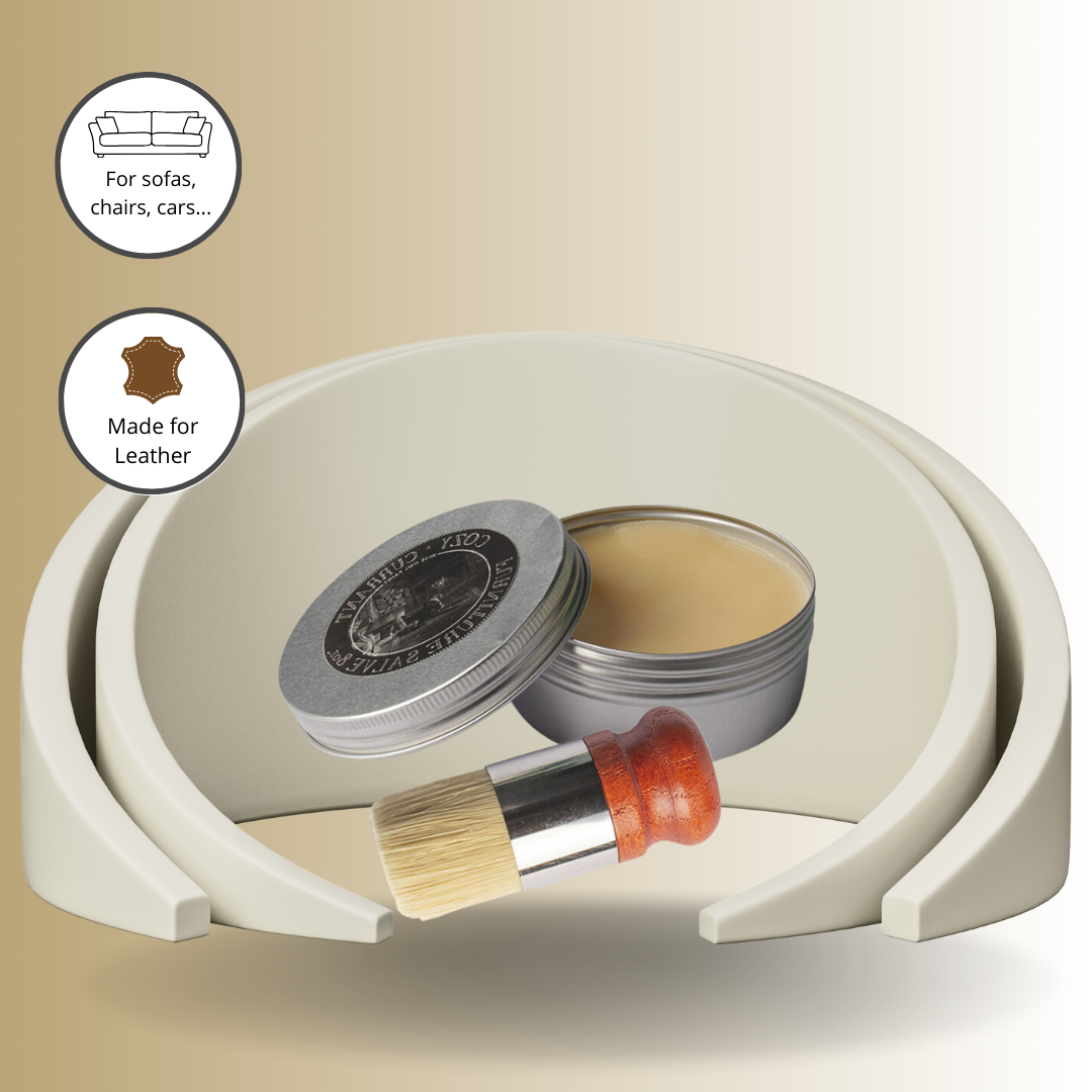 Natural Balm Revives & Protects Leather 65ml 