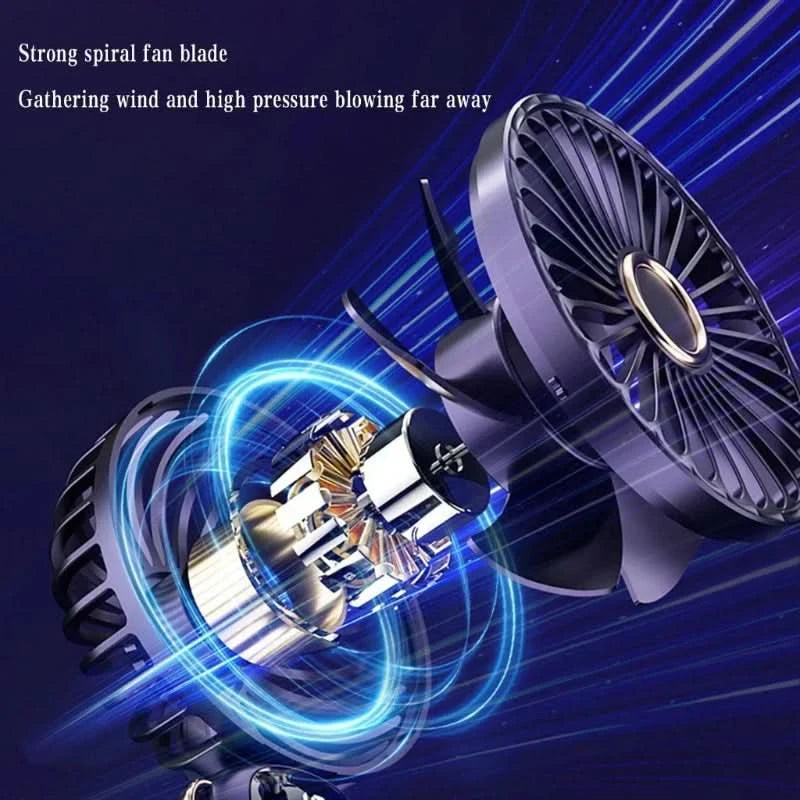 Tehokas mini-tuulettimeen älykäs LED-näyttö 