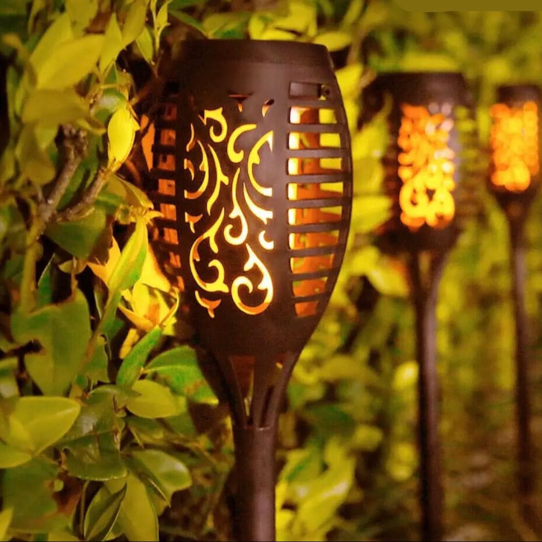 Solar LED-Lampe – Realistische Flamme ohne Feuer 