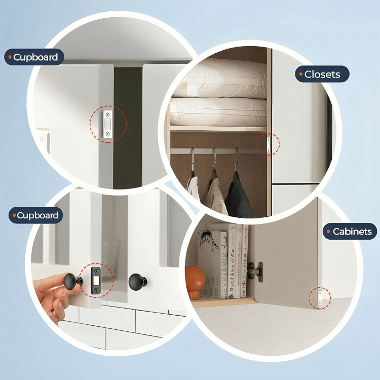 Lock de securitate compact – Protejați-vă obiectele cu un clic (x4) 