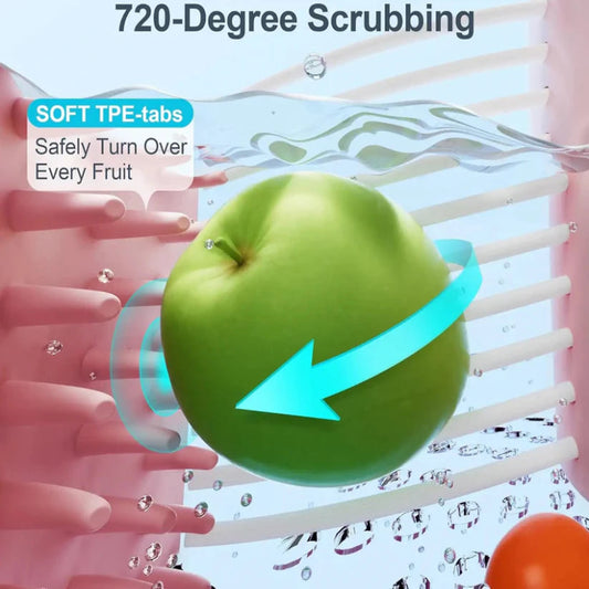 Perfekt rengjøring av frukt uten anstrengelse eller skrelling 