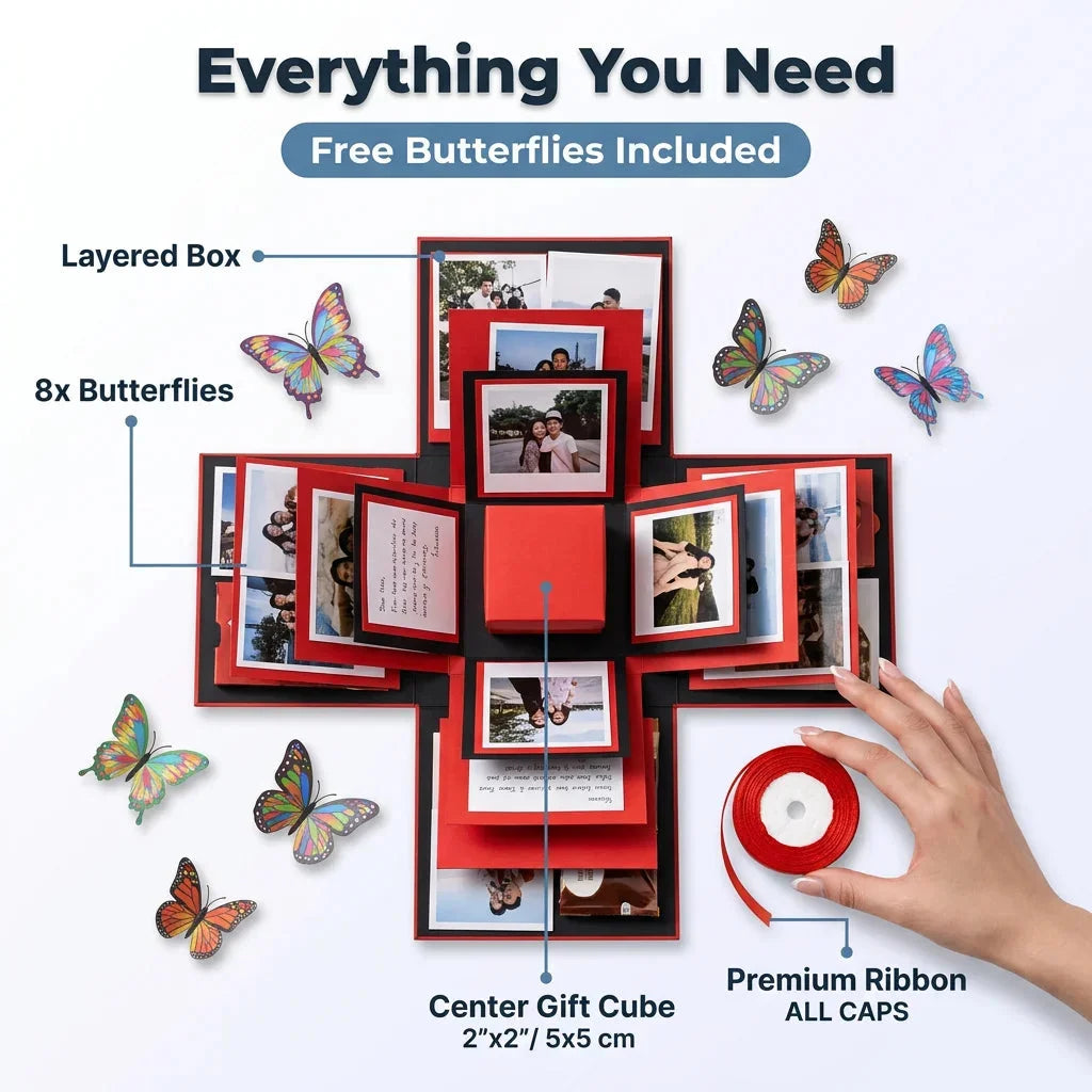Explodující dárková krabička na vzpomínky — fotografie 6