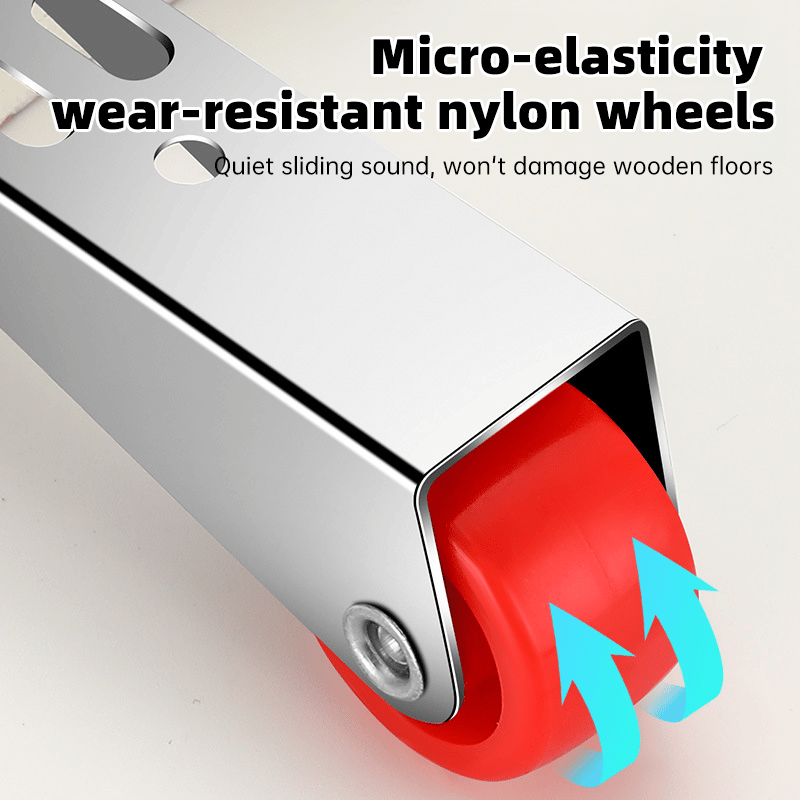 Masszív görgő, amellyel erőfeszítés nélkül nyithatja az ajtókat (x4) 