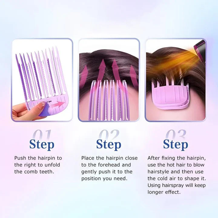 Coiffure gonflé instantané en douceur et sans effort