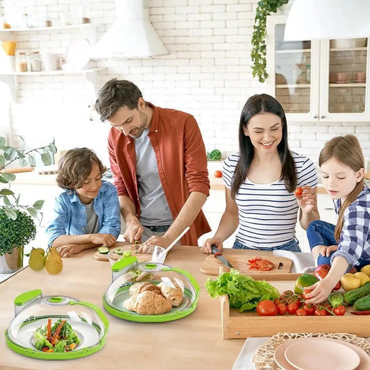 غطاء بخار ميكروويف مضاد للتناثر 