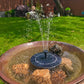 Decorative solar fountain for garden and balcony 